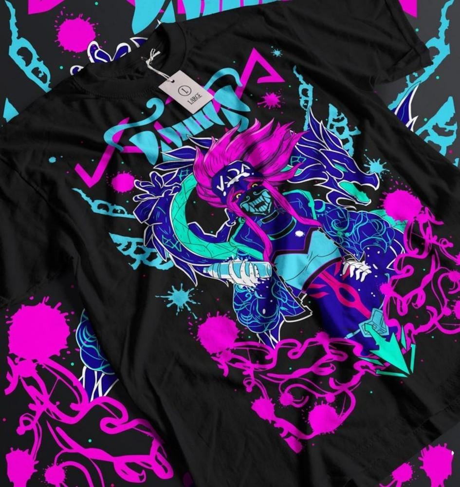 

Akali Gaming Tee, League Of Legends T Shirt, Unisex Streetwear Graphic Tee, M