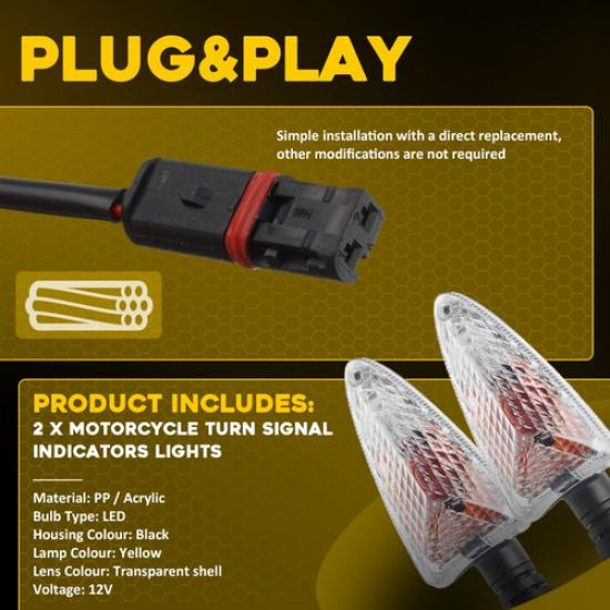 For BMW G310R   G 310 GS -2025 G 310 R Rear LED Turn Signal Light EA