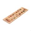 Wooden Folding Mancala Board Game with Multi-Color Beads for Teens, Family, Travel, Party, Adults