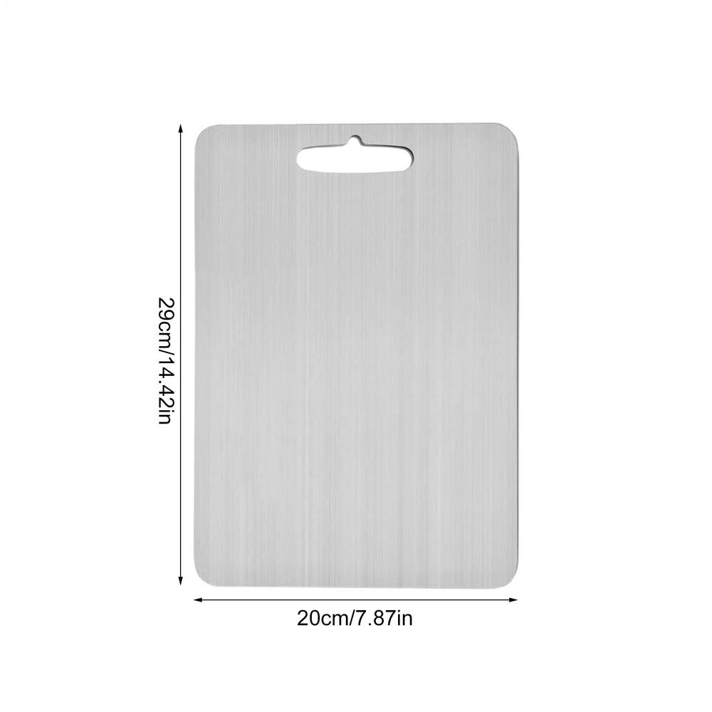 Titanium Cutting Boards Stainless Steel Cutting Board Double-Sided Food Grade Cutting Board Kitchen accessories