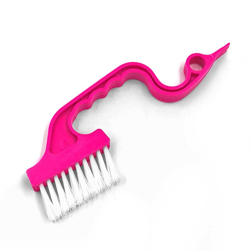 Swan Shape Hand-held Groove Window Slot Brush Kitchen and Bath Groove Cleaning Brush Air Conditioning Shutter Brush Keyboard Brush