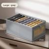 Cotton Linen Storage Box With Collapsible Organizer For Bedroom And Living Room