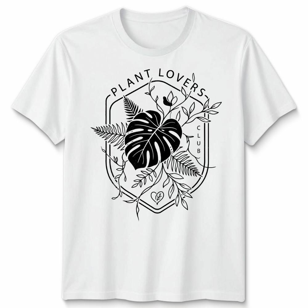 Plant Lovers Unisex T Shirt Botanical Graphic Tee For Gardeners Gardening Gift