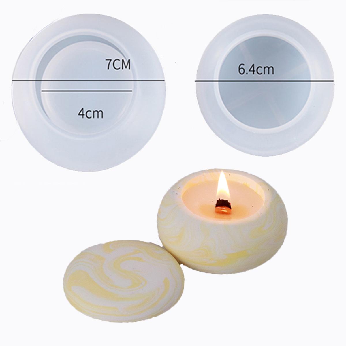 

Мини круглая банка силиконовая форма с крышкой своими руками симпатичный цемент гипс свеча диффузор чашка для хранения ювелирных изделий суккулент разведение домашний декор