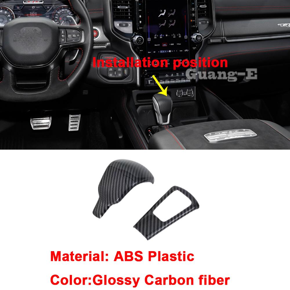 For Dodge Ram 1500 TRX   2024 ABS Steering Wheel Frame Dashboard Armrest Handle Panel Air Outlet Vent Trim Gear