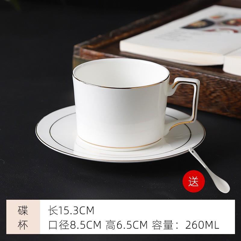 Caneca Porcelana de Osso borda dourada conjunto de xícaras de café luxo flor cerâmica xícara e pires inglês negócios Hotel utensílios de café americanos caneca