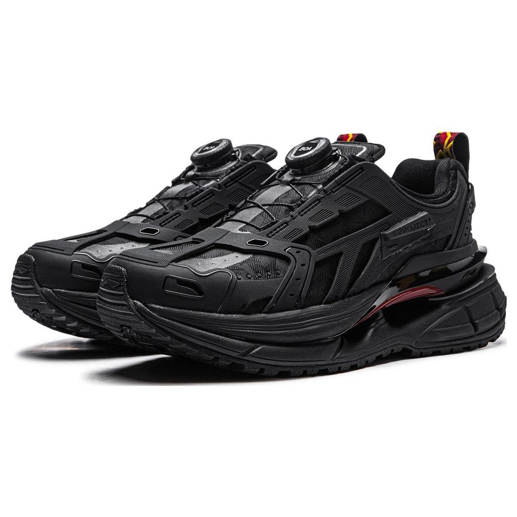 Li Ning Project* Yi Star Slip Resistant Abrasion Resistant Low top Casual Shoes Women's Black AGLT222-2