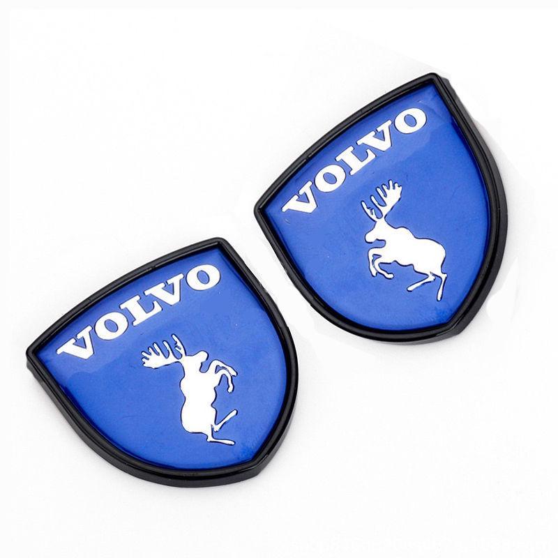 Metall-Autodekals für personalisierte Logos: Kompatibel mit Volvo S60, S90, XC60, XC90 Emblemen
