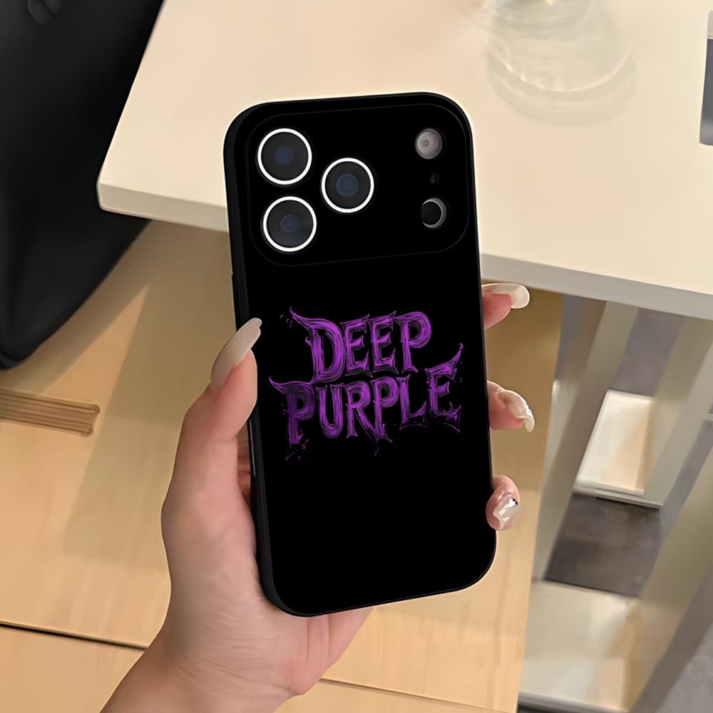 

Band D-Deep P-Purple Phone Case For IPhone 17 Air 16 E Pro Max 15 14 13 Mini 12 Pro 11 Max Plus Black Soft Shell iPhone 15ProMax