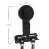 Stainless Steel Shower Wall Hook Suction Cup Shaver Hanging Rack New Razor Holder  Bathroom Use