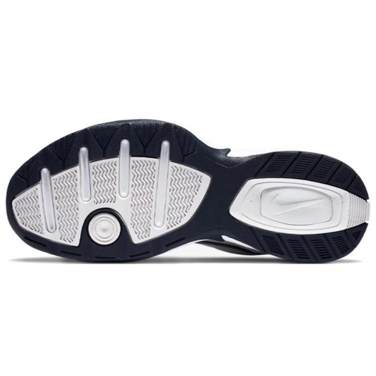 Nike Air Monarch 4 Slip Resistant Slip Resistant Low top Chunky Sneakers Unisex Blue White 415445-102(Team667-)