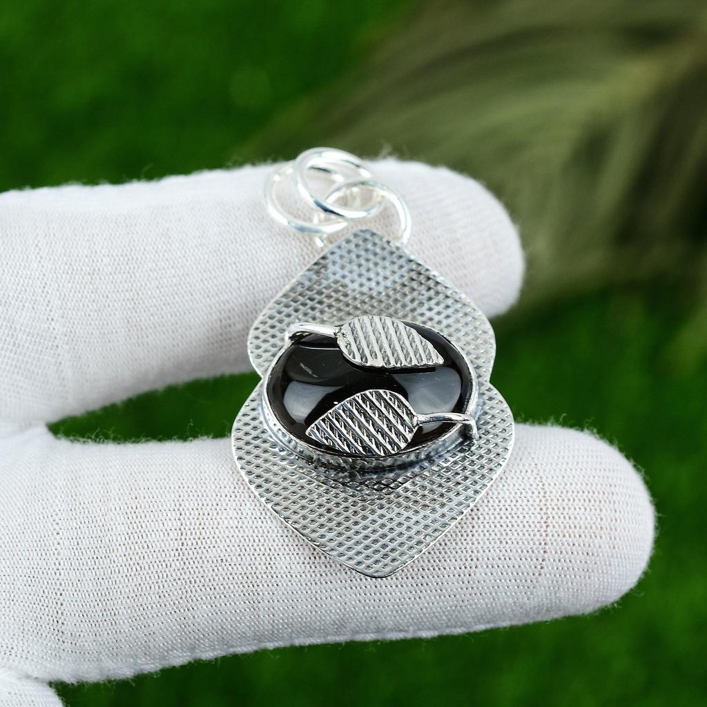 Wedding Gift For Her 925 Sterling Silver Natural Smoky Quartz Gemstone Pendant