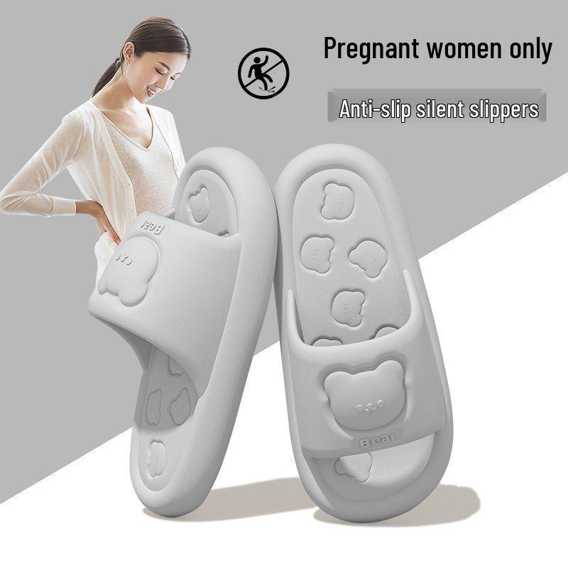 Men's Deodorant Non-Slip PVC Summer Slippers for Bathroom
