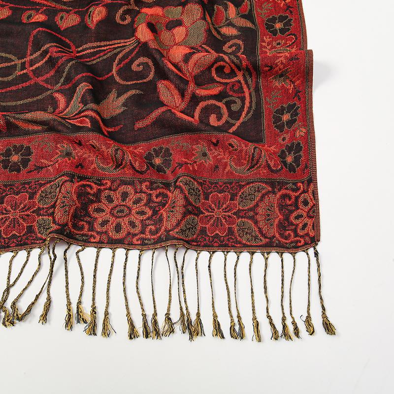 Luxury Brand Autumn Cashmere Pashmina Shawl for Women Wrap Femme Thick Stoles Scarves Cashmere Feeling Pashmina Shawls Scarf