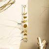 Handmade Hammered Moon Phase Hanging Ornaments Boho Wall Decor For Bedroom Home Dorm Living Room