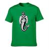Unisexs Cotton Tshirt Muscular Bearded Merunisex With Captain Hat Harness Graphic Print Casual Crew Neck Tee