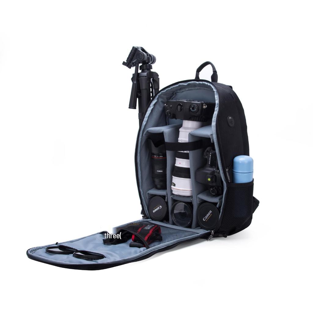 Outdoor Waterproof Folding Camera Bag - Wear-Resistant, Fashionable Double Shoulder Digital Photography Laptop Backpack