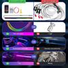 Acrylic Interior Car LED Light Strip with APP RGB Auto Atmosphere Lamp Decoration USB Neon Ambient Light Srrip Music Sync Rhythm Neon Lights 4