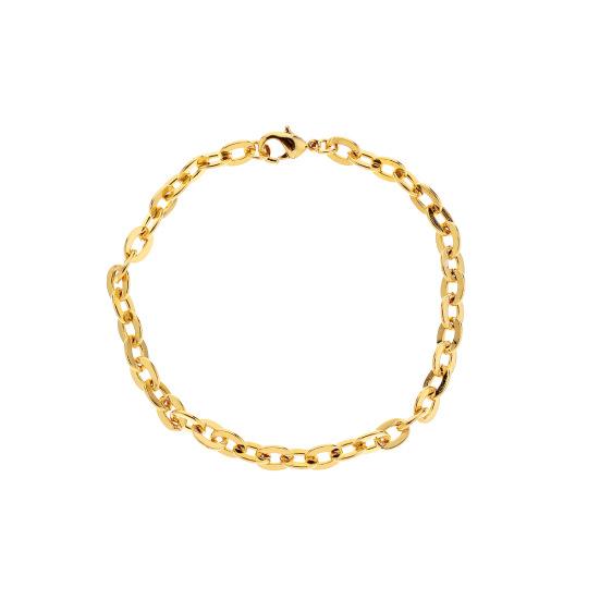 

Хип-хоп Простая цепочка Унисекс Браслет на запястье Мужчины Женщины Подарок Ювелирные изделия Вечеринка Банкет золотистый