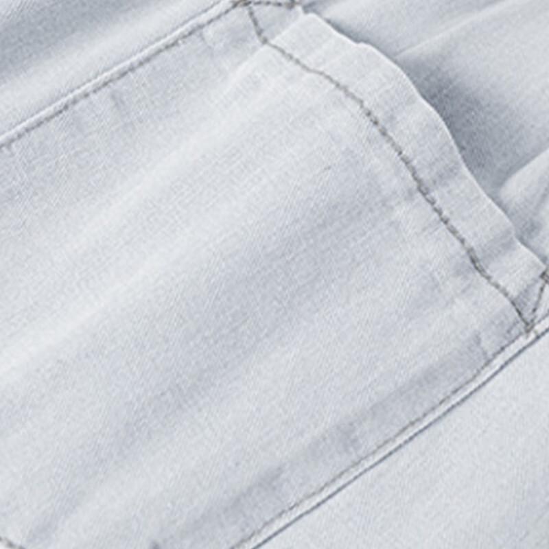 Jeanswest Men's & Couple's Outdoor Casual Breathable Straight-Leg Jeans for Spring/Autumn