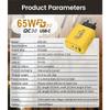 PD 65W 120W Type C Charger Quick Charge 3.0 Power Adapter For iPhone 14 13 12 Samsung Xiaomi Huawei Portable Wall Phone Charger