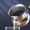 Yousheng Coffee Pot Stainless Steel Milk Warmer with Cool Handle Small Saucepan for Butter Melting And Sauces Portable Espresso Maker for Home