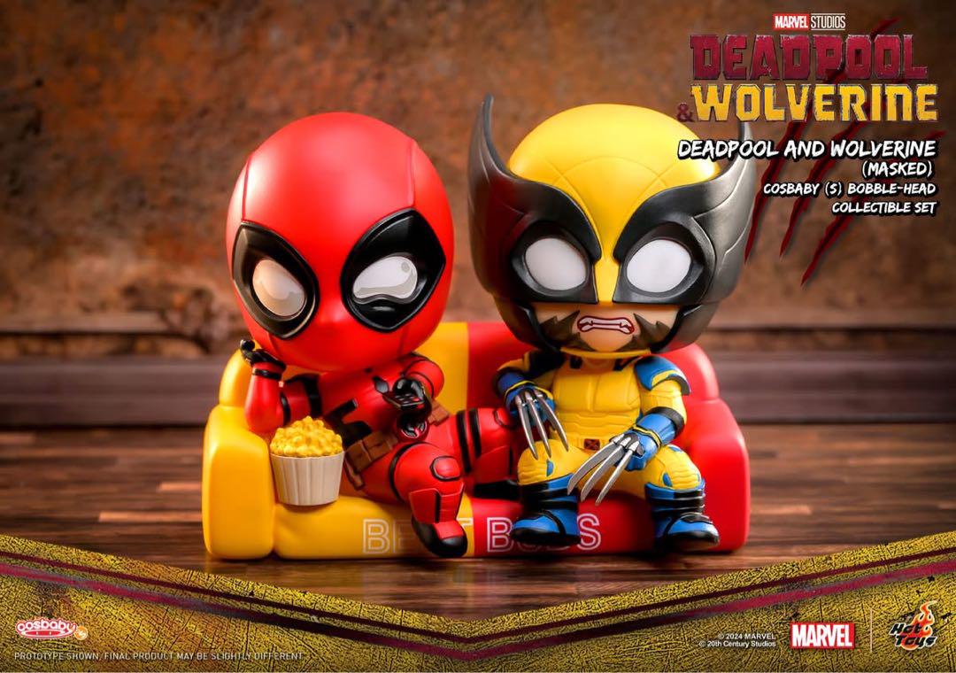 

[USED] Cosbaby Deadpool & Wolverine on sofa
