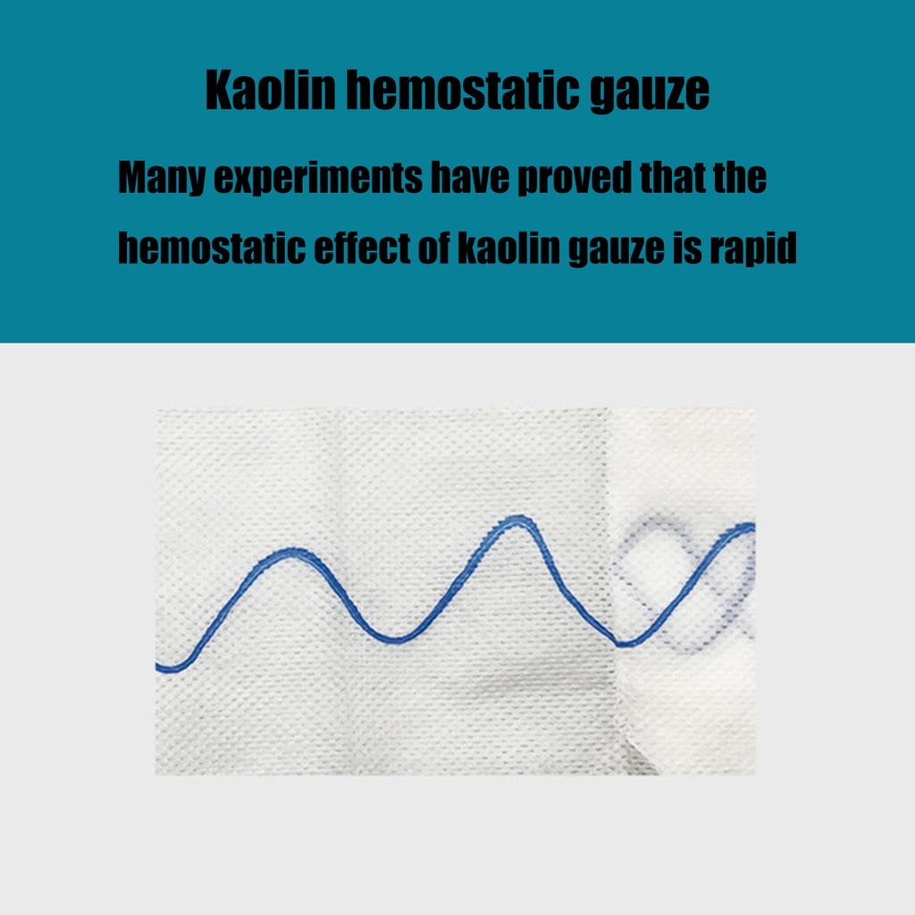 Hemostatic Dressing Gauze Stop Bleeding Gauze Blood Clotting Bandages First Aid Hemostatic Gauze for Fast Bleed Control
