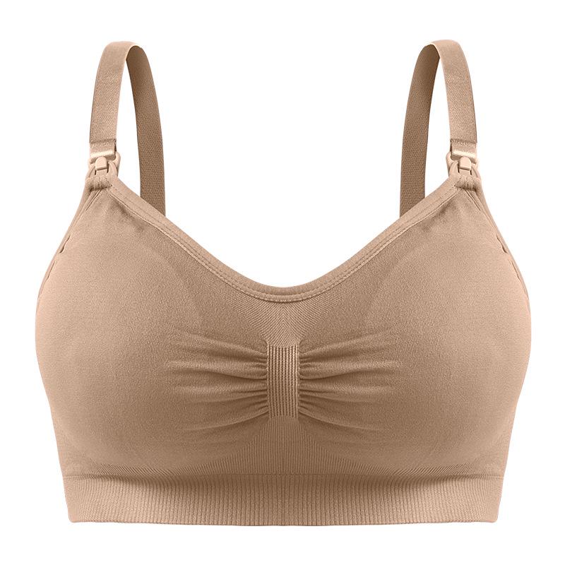 Seamless Front Closure Anti-Sag Nursing Bra for Pregnant and Breastfeeding Moms