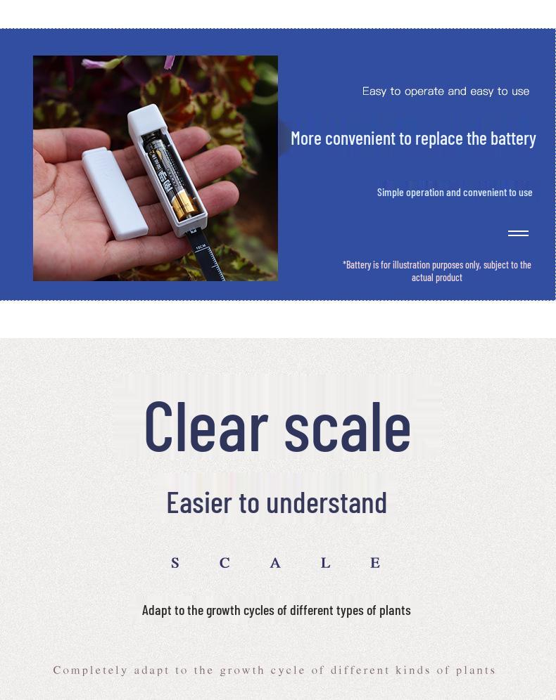 Top-Rated Soil Moisture Meter Pen | Gardening Hygrometer with Water Shortage Alert