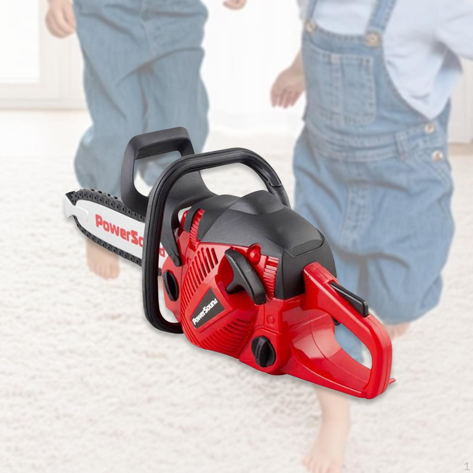 

Дитяча іграшкова бензопила Садовий будівельний інструмент для газону, для рольових ігор на вулиці Red with Black Side