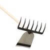 Yousheng 2-in-1 Weeding Rake Garden Hoe And Rake Heavy Duty Hand Weeder Gardening Hoe for Weeding Soil Loosening Landscaping