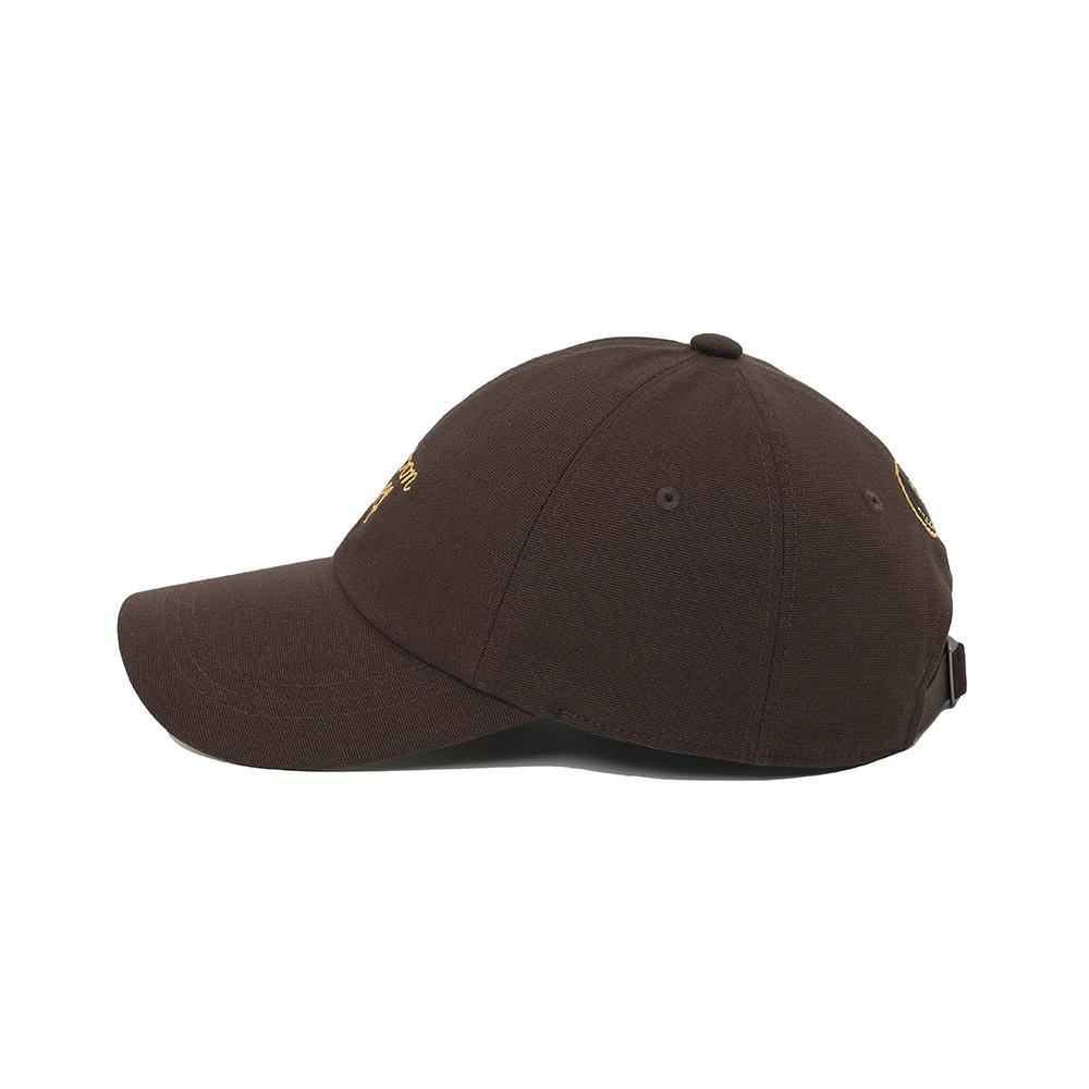 MALBON GOLF Small Logo Basic Ball Cap Brown