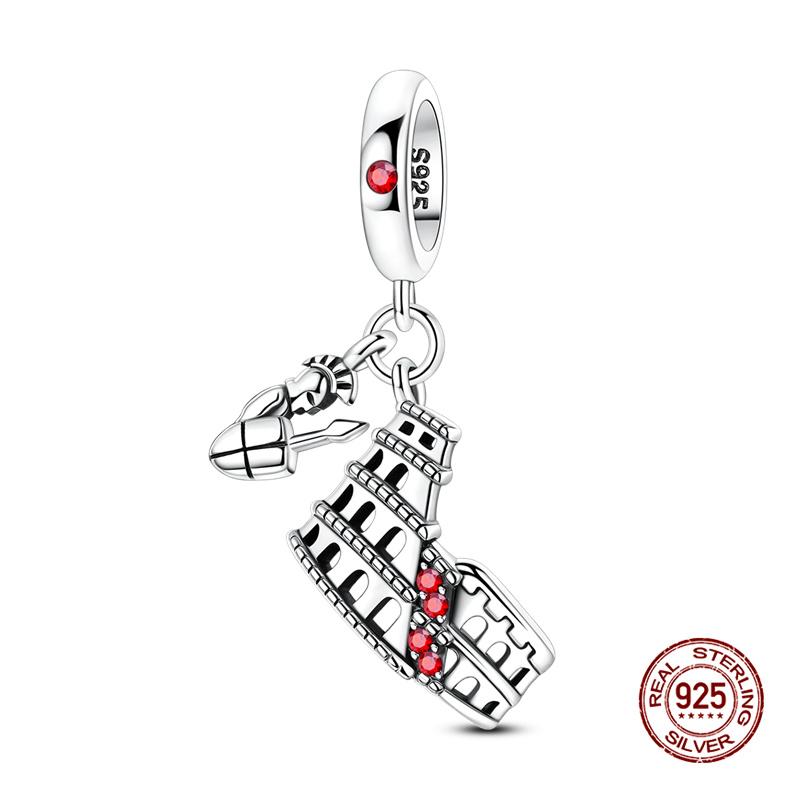 Original Charm Copper Fruit Four-Leaf Clover Series Charm Bead Fit 3Mm Original Bracelet For Women Diy Jewelry Gift