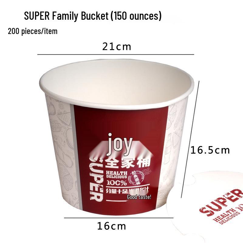 Snack Platter Box: Small Snacks & Fried Chicken Family Bucket with Four-Compartment Round Plate