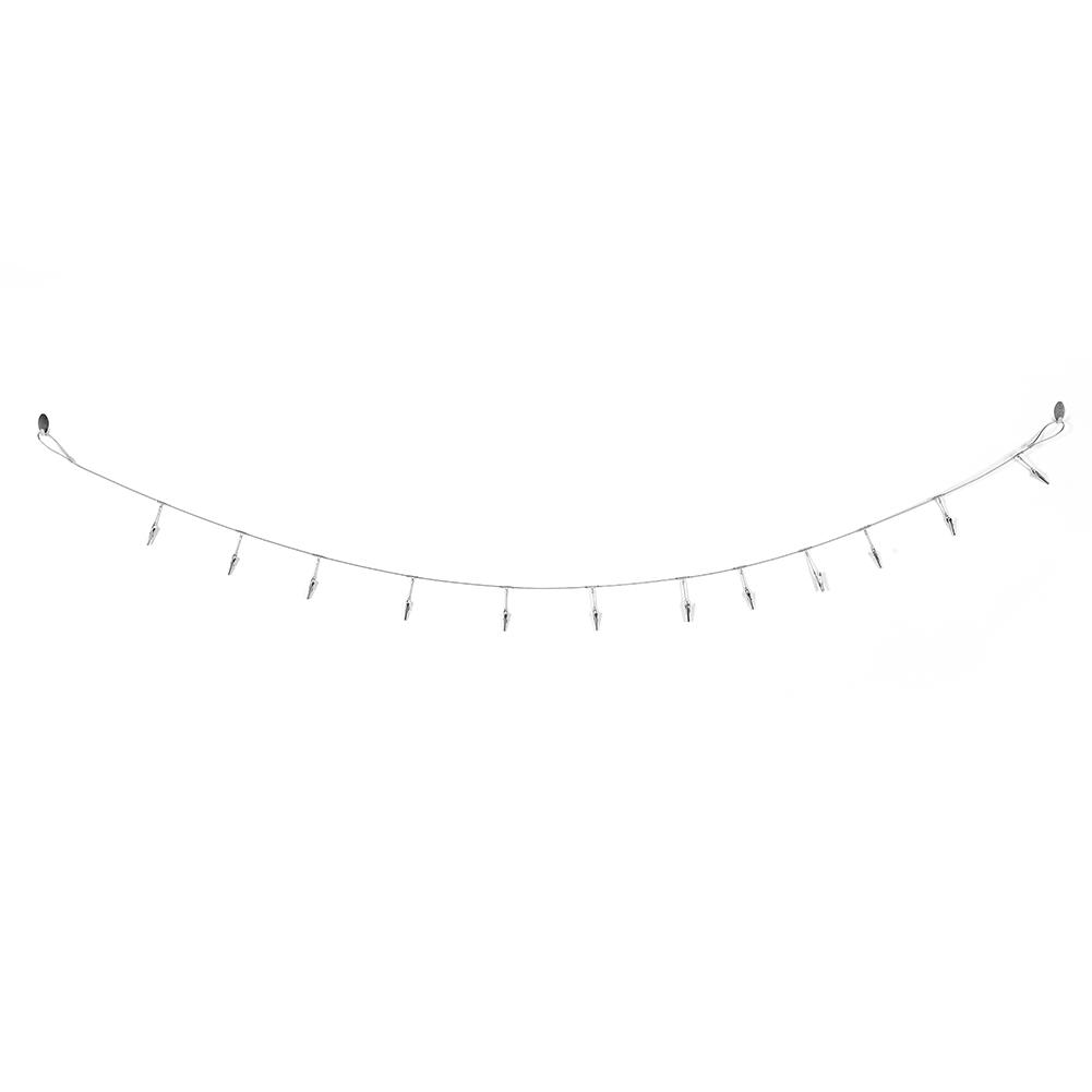 Wire Rope Photo Clip Hanging Photo Wall Decoration Memorandum Postcard Recording