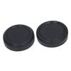 2 Sets Front Rear Lens Covers Dustproof Protective Camera Lens Caps for Fujifilm GFX Series SLR Camera