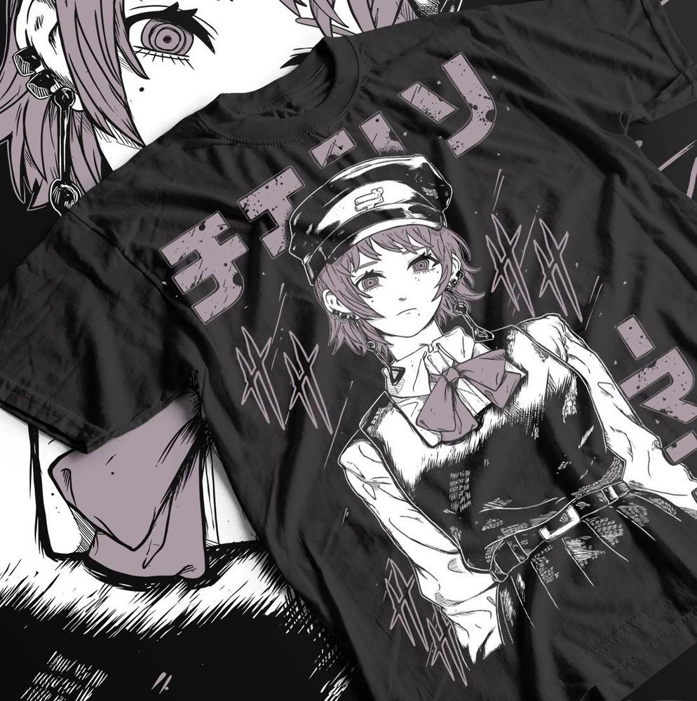 

Chainsaw Man anime t shirt, death devil, Horror Anime Denjim makima lot M