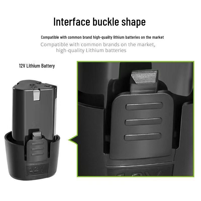 12V Lithium-Ionen-Handbohrmaschine mit Universal-Ladegerät, Modell B