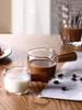 75ml Heat-resisting Glass Espresso Measuring Cup Double/Single Mouth Glass Milk Jug with Handle Glass Scale Measure Mugs