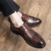 Fashion Men's Formal Leather Shoes Classic Retro Design Style Party Outdoor Wedding Leisure Business Walking Men's Hot Sales Shoes 38-45