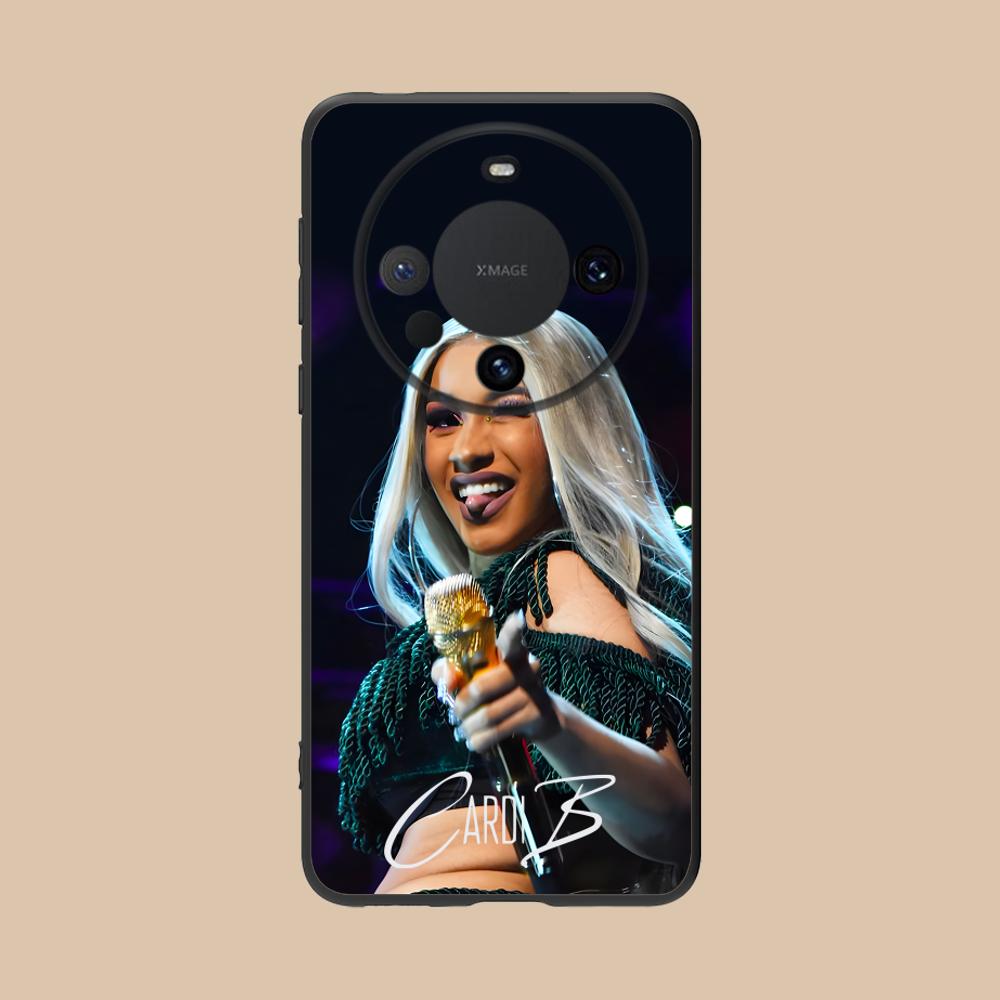 Cardi B Matte TPU Mobile Phone Case for Huawei Mate 60 50 40 30 20 10 Pro Plus Lite E 5G Colorful Printing Cover