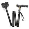 Aluminum Alloy Walking Cane Climbing Stick with Led Light Folding Stick