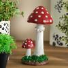 Outdoor Artificial Mushroom Resin Statue Ornament Garden Decors for Landscape Courtyard Kindergarten and Lawn Decoration
