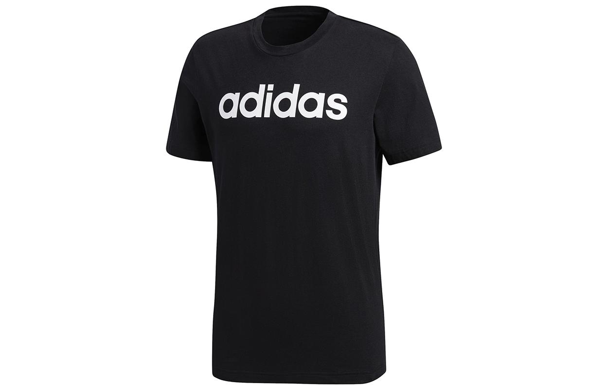 

Adidas T Shirts Men s Black Crew Neck Moderate Straight Fit BR4066 S