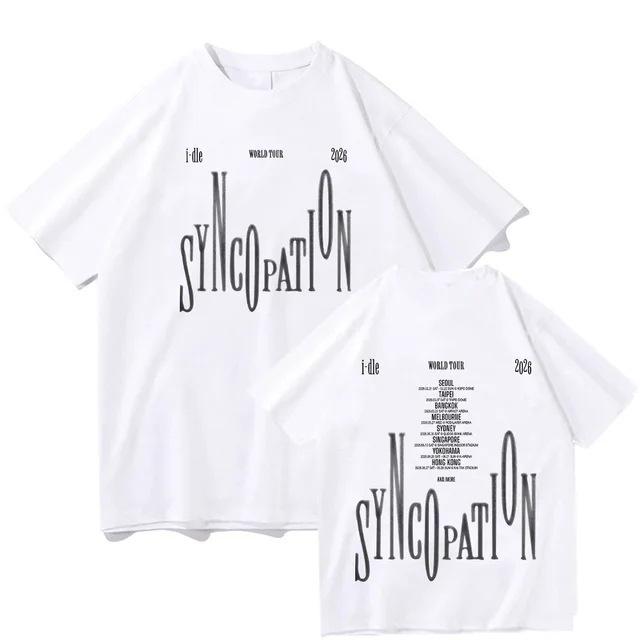 I-DLE Synation World Tour 2026 Kpop Tričko - Unisex Korejský Styl