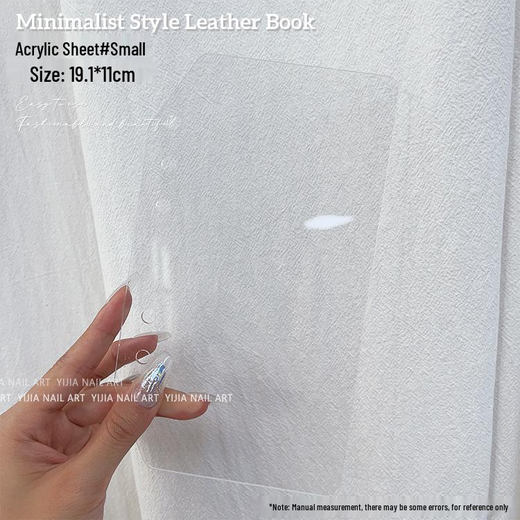 INS Advanced Loose-Leaf Nail Color Display Board and Storage Book with Pet Force-Printed Style Template