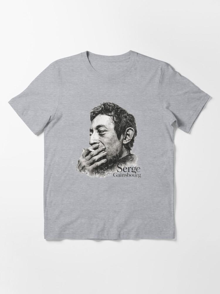 Jane Birkin Serge Gainsbourg Monochrome Portrait Essential T-Shirt