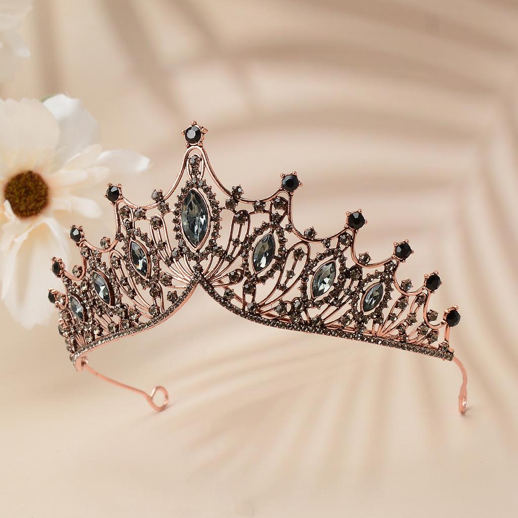 Bridal Tiara Hair Accessories High-end Crown Tiara Bride High-end Birthday Children Princess Crown