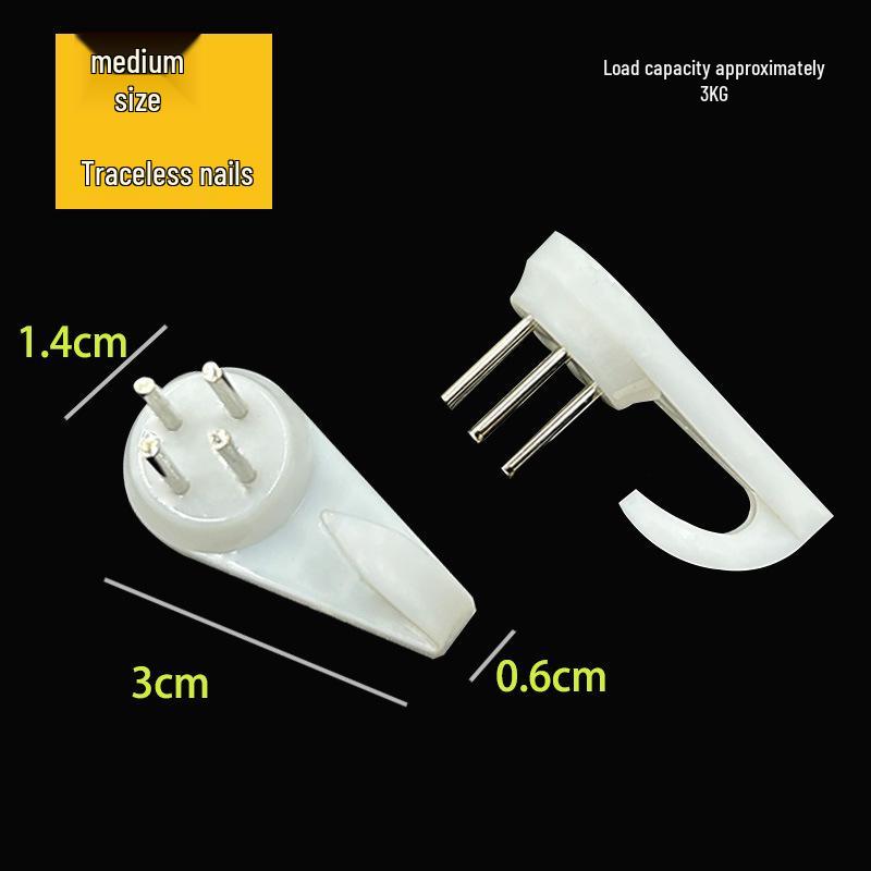 Small Invisible Seamless Wall Hooks for Picture Frames and Photo Walls